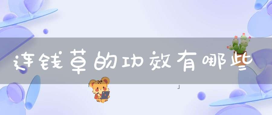 连钱草的功效有哪些？