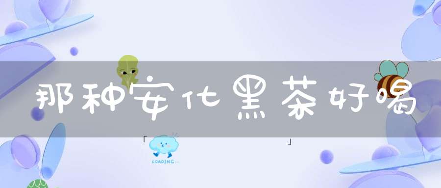 那种安化黑茶好喝