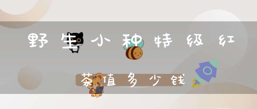 野生小种特级红茶值多少钱