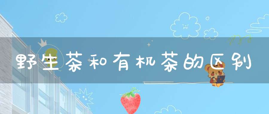 野生茶和有机茶的区别