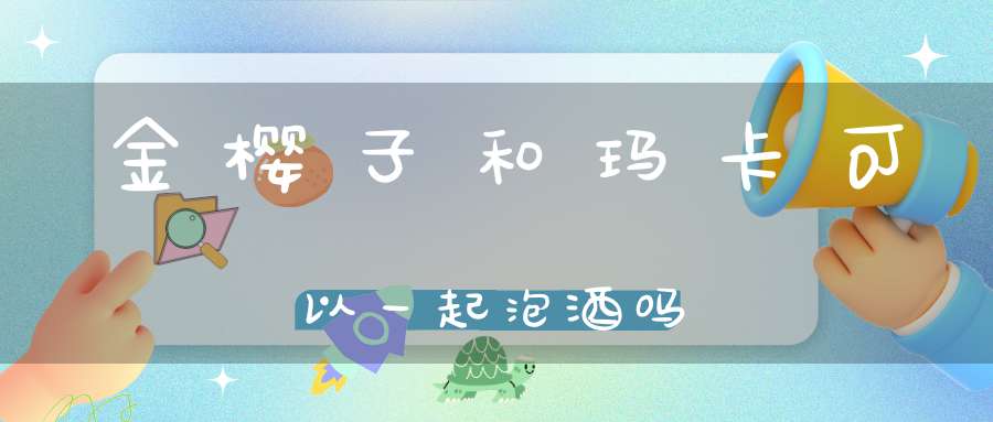 金樱子和玛卡可以一起泡酒吗？