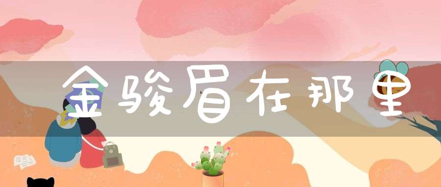 金骏眉在那里