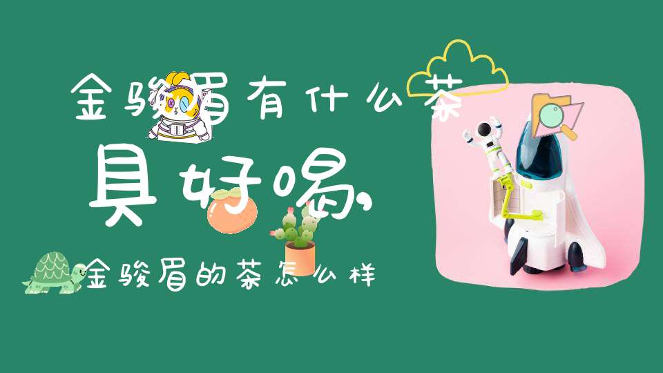 金骏眉有什么茶具好喝,金骏眉的茶怎么样