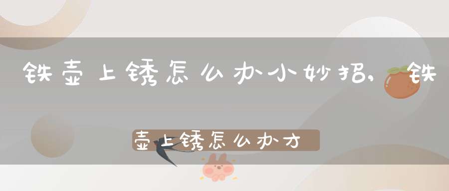 铁壶上锈怎么办小妙招,铁壶上锈怎么办才能去掉