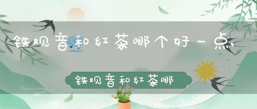 铁观音和红茶哪个好一点,铁观音和红茶哪个好喝?