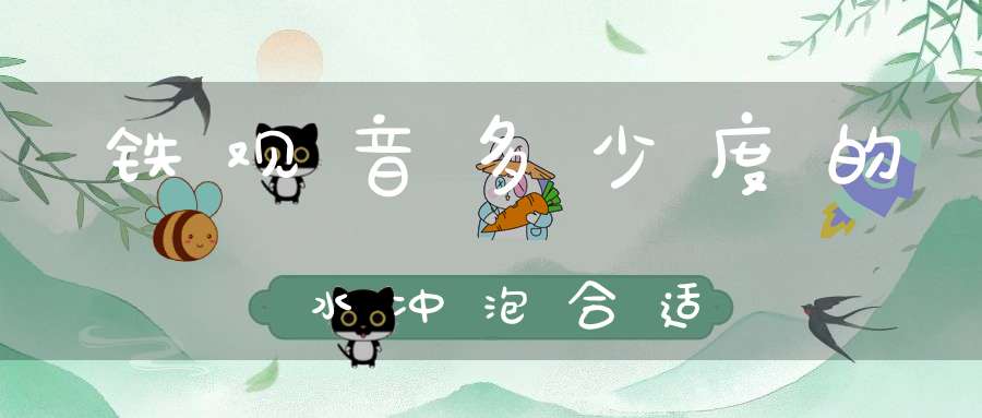 铁观音多少度的水冲泡合适