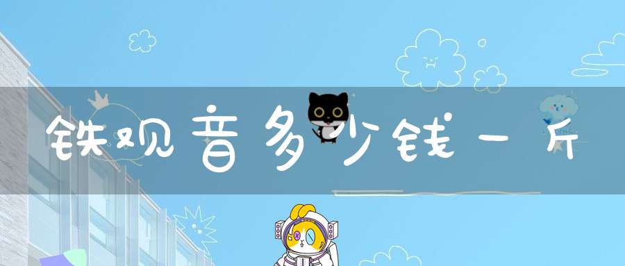 铁观音多少钱一斤