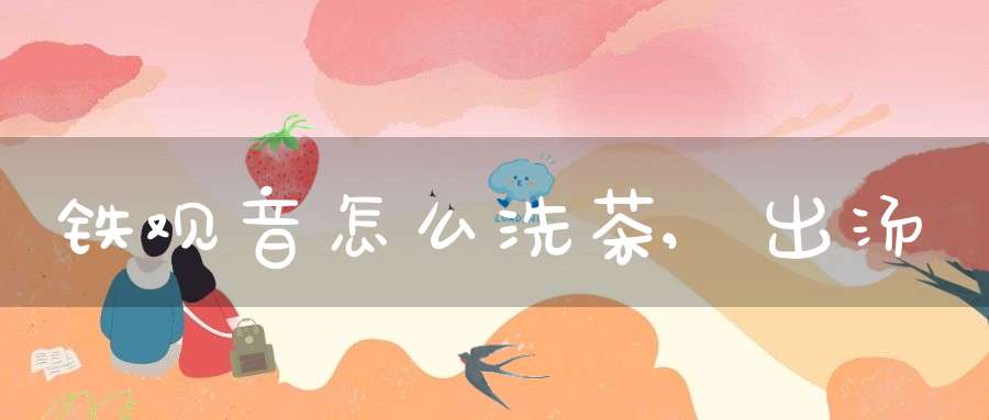 铁观音怎么洗茶,出汤