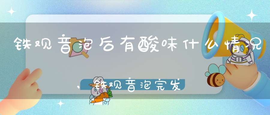 铁观音泡后有酸味什么情况,铁观音泡完发酸