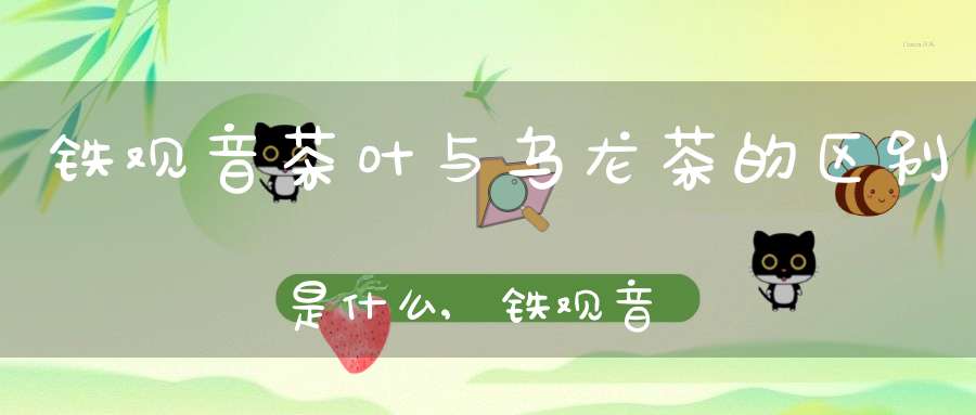 铁观音茶叶与乌龙茶的区别是什么,铁观音茶叶与乌龙茶的区别在哪