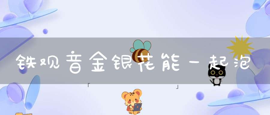 铁观音金银花能一起泡