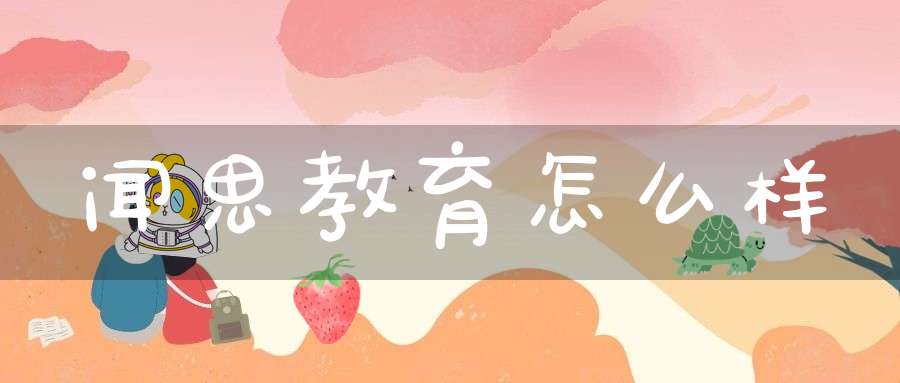 闻思教育怎么样