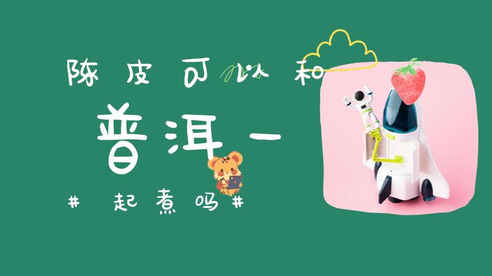 陈皮可以和普洱一起煮吗