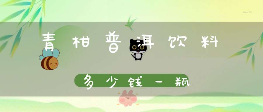 青柑普洱饮料多少钱一瓶