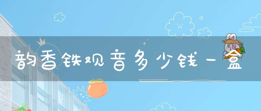 韵香铁观音多少钱一盒