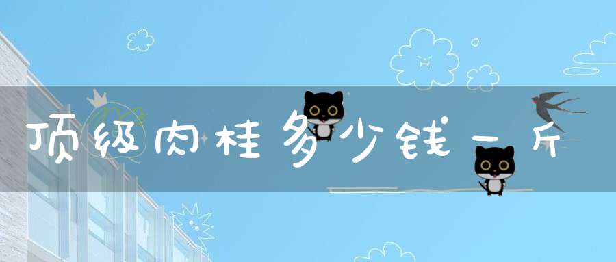 顶级肉桂多少钱一斤