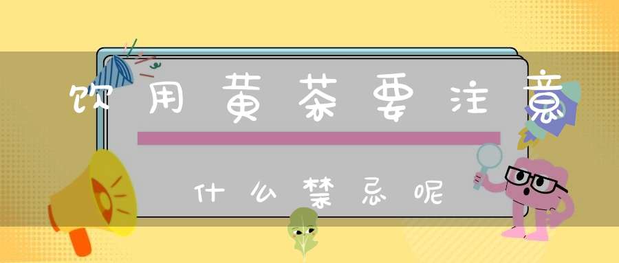 饮用黄茶要注意什么禁忌呢