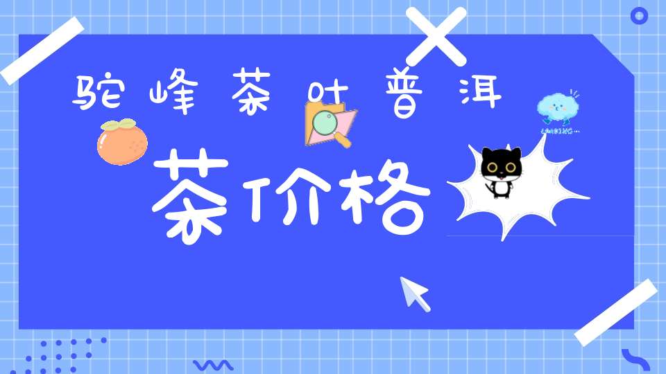 驼峰茶叶普洱茶价格