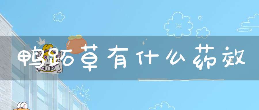 鸭跖草有什么药效？