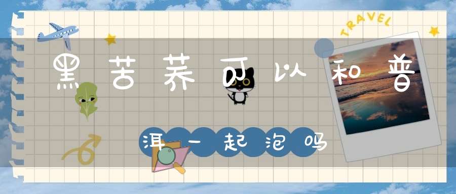 黑苦荞可以和普洱一起泡吗