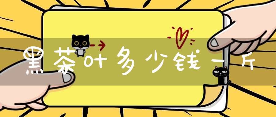黑茶叶多少钱一斤